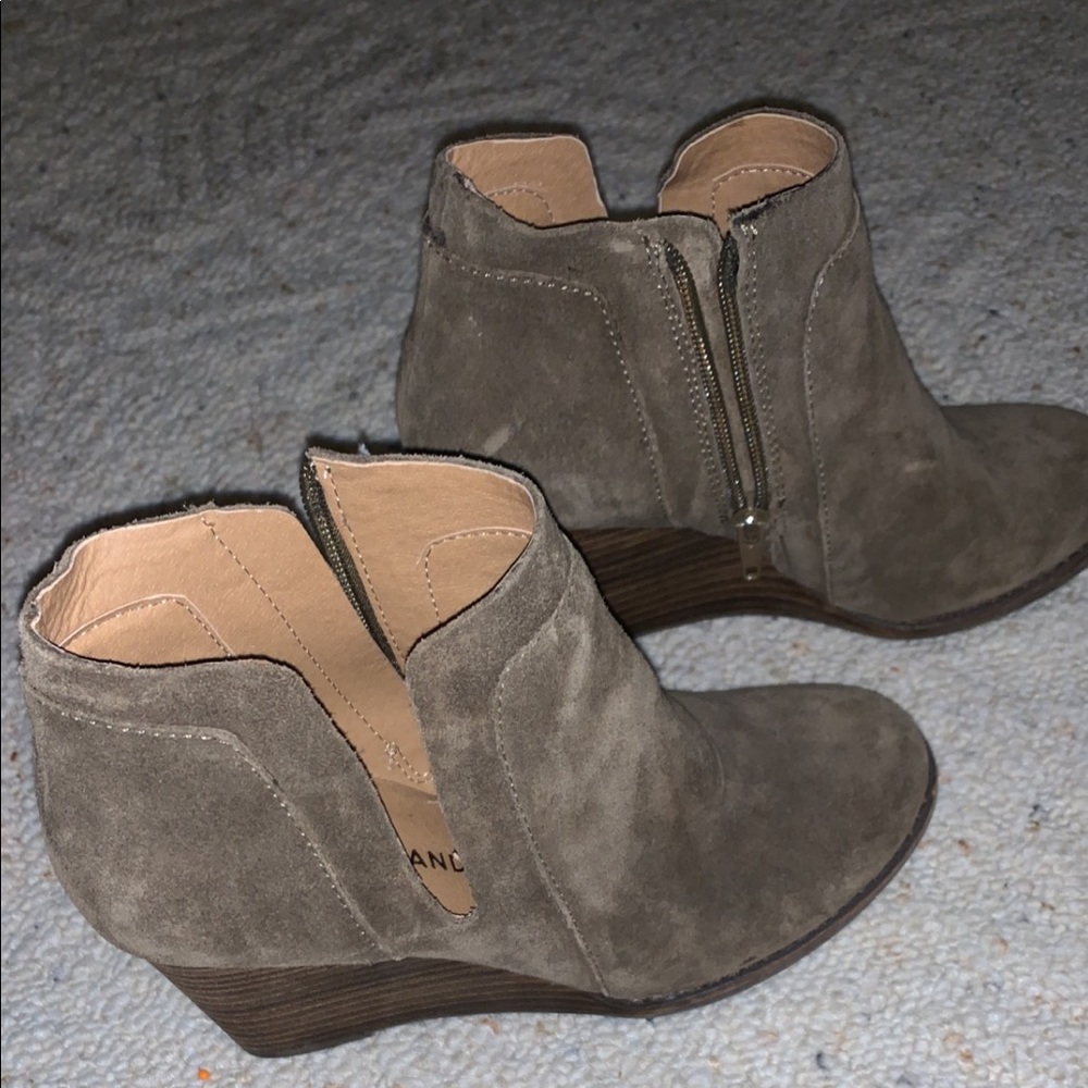 Lucky brand booties.